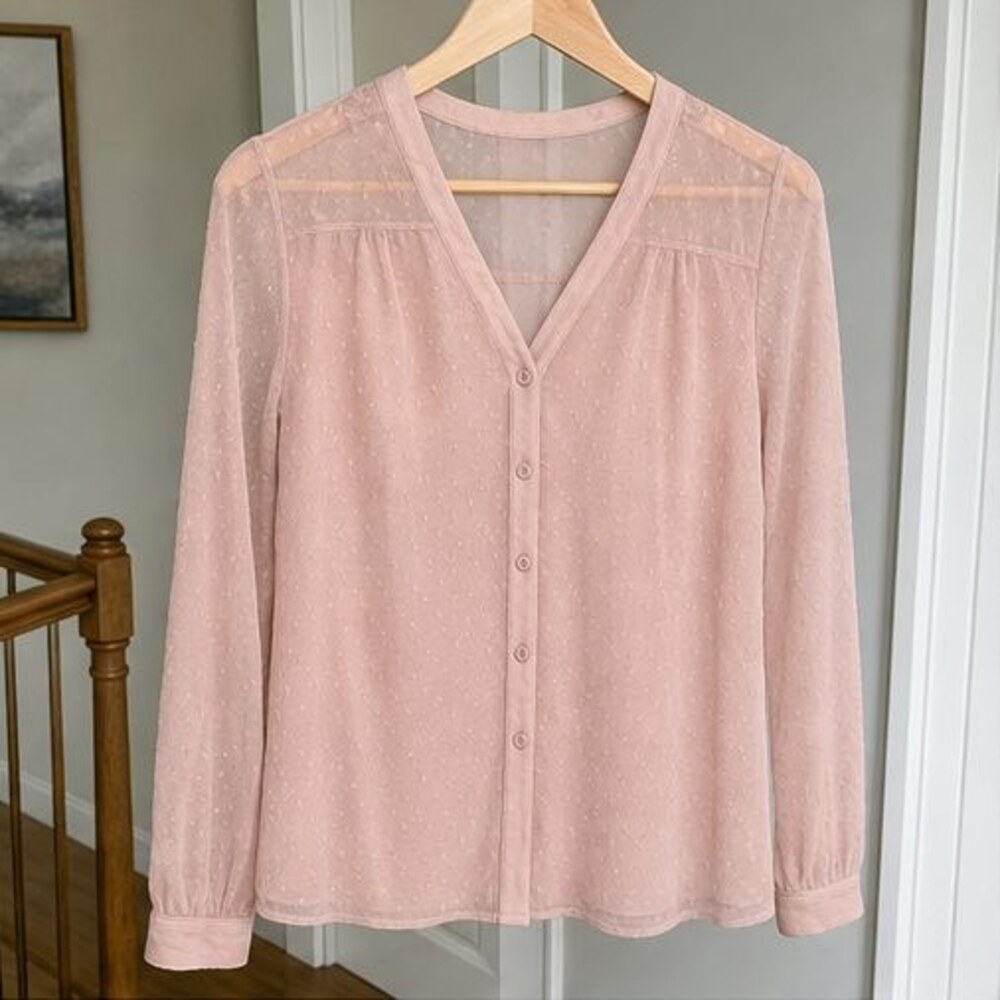 Taupe Lace Trim Top